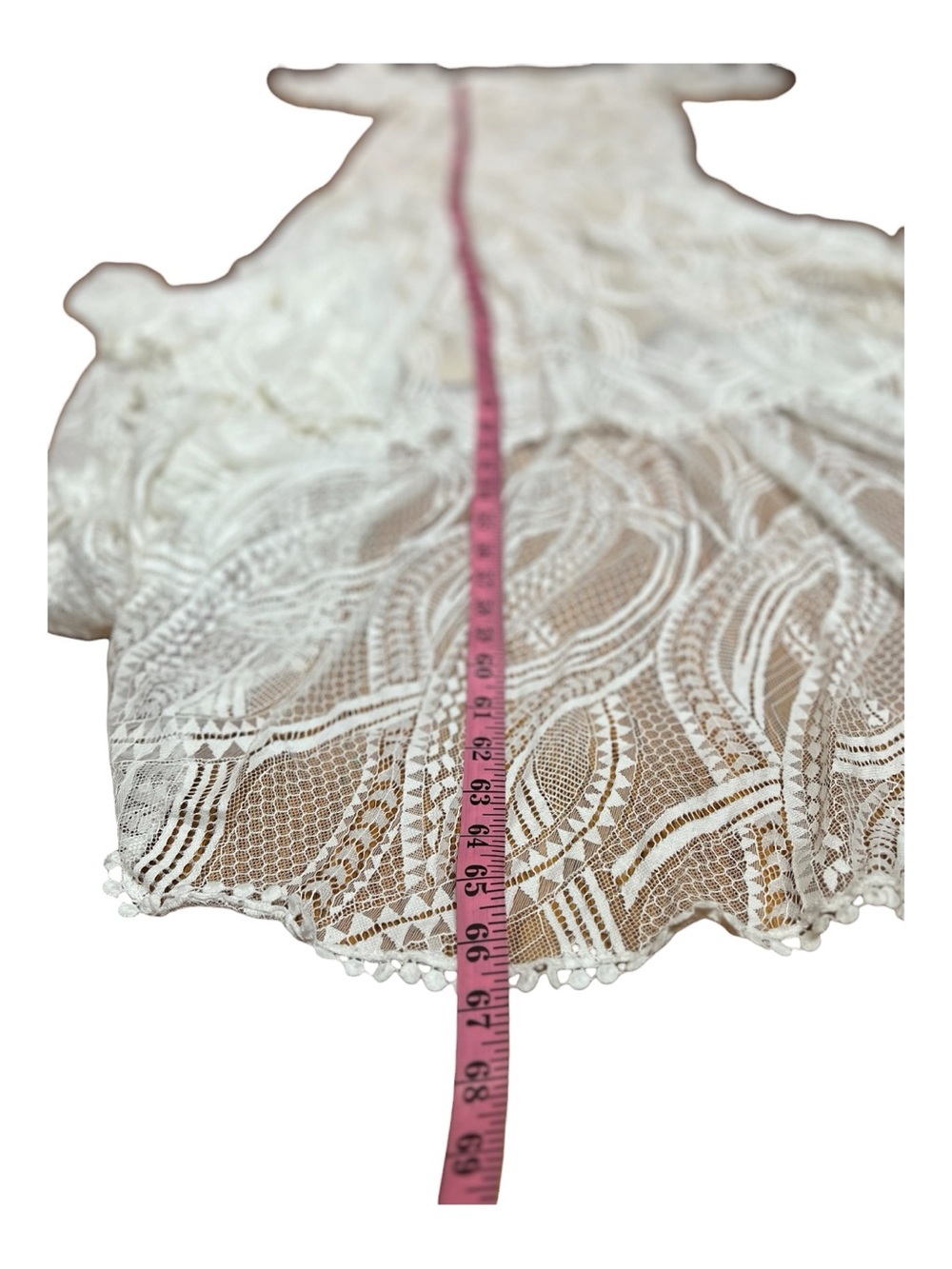 LULUS In My Life White Lace Off the Shoulder Mermaid Maxi Dress XL - Picture 3 of 15